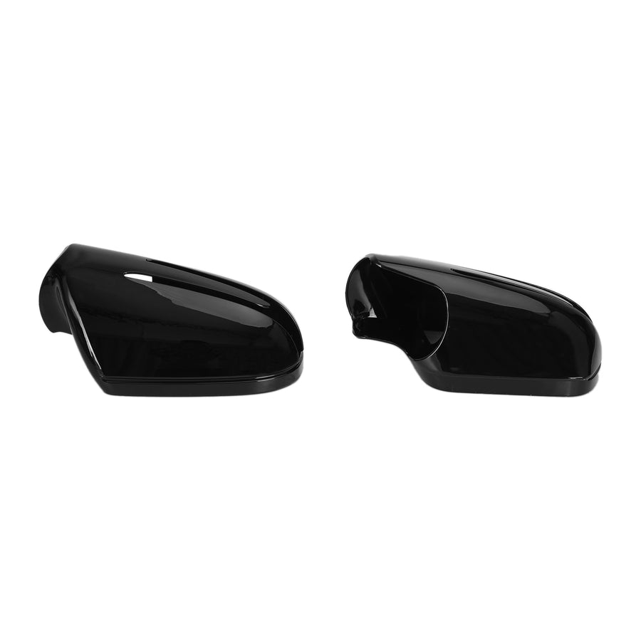09-10 BENZ E-Coupe W207/C207 Pre-Facelift Pair Rearview Mirror Cover Gloss Black 1718100364 1718100564 Generic U.S. Part One