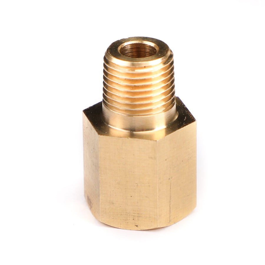 1/8 NPT Female To 1/8 BSPT Male Adapter Gauge Sensor Thread Oil Pressure Adapter Generic U.S. Part One