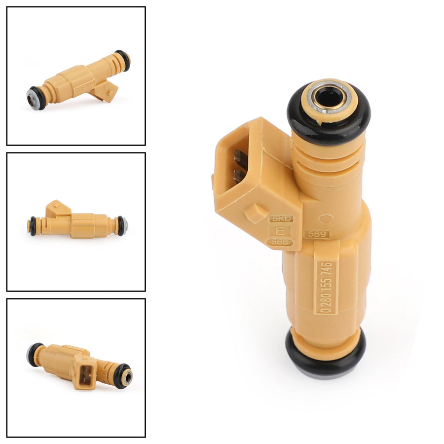0280155702 0280155746 FJ583 1pcs Fuel Injectors Fit 97-98 Volvo S90 1987-1998 Cherokee 4.0L Grand Cherokee Generic U.S. Part One