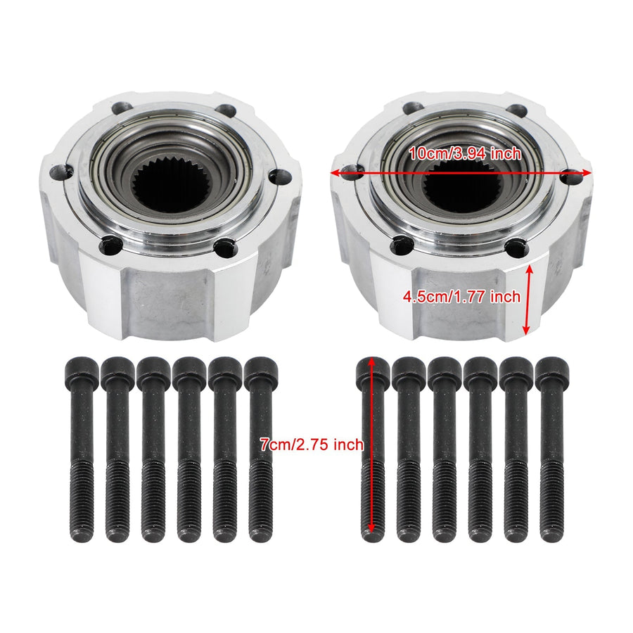 00-04 Nissan Xterra SE/XE Sport 2PCS 402502S610 Manual Locking Hubs 28 Spline AVM461HP Generic U.S. Part One