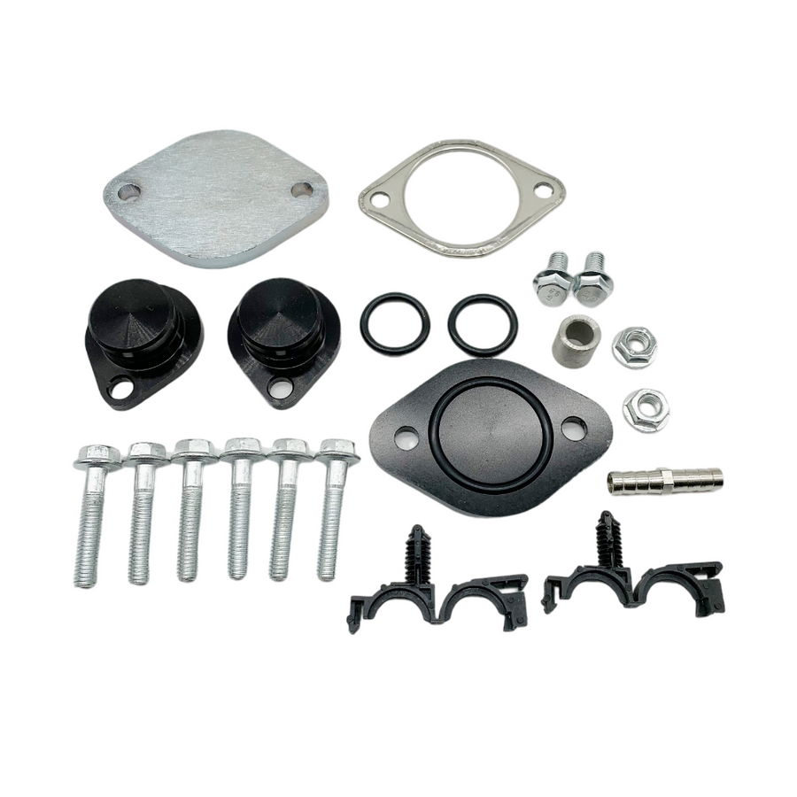 6.4 EGR Valve Delete Cooler Delete Kit For Ford F250 F350 F450 F550 6.4L Powerstroke Turbo Diesel 2008 2009 2010 U.S. Part One