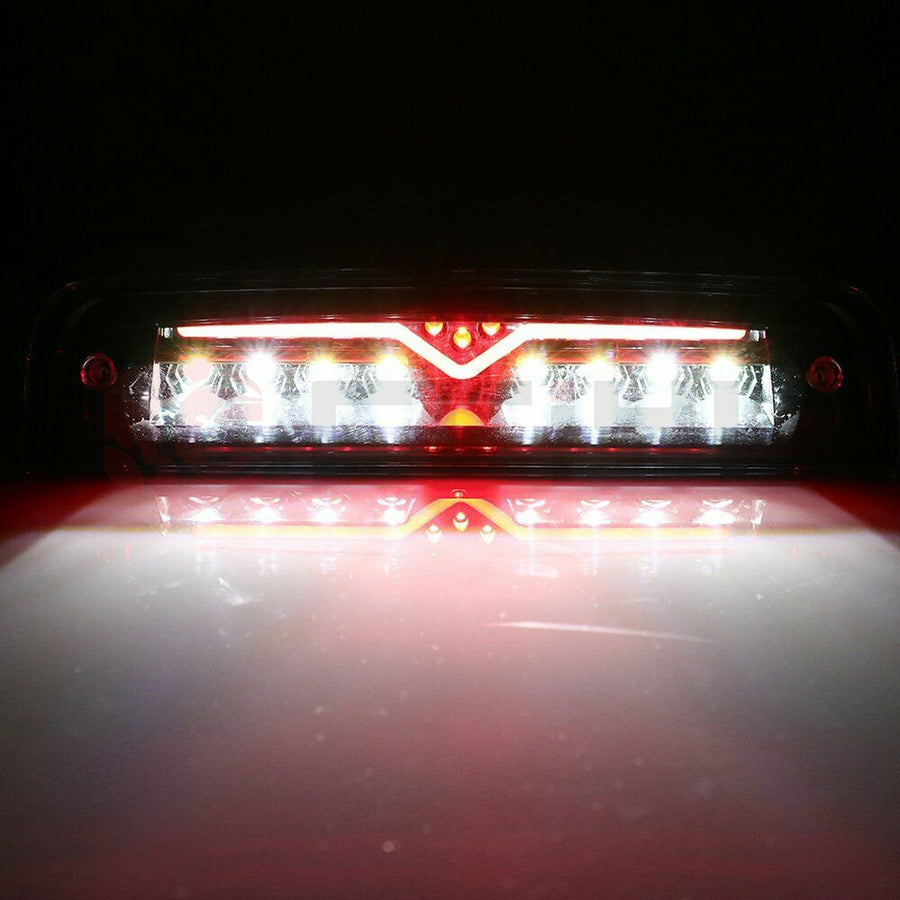 3RD Brake Light Tail Lamp Clear Lens Black for 10-17 Dodge Ram 1500 2500 3500 U.S. Part One