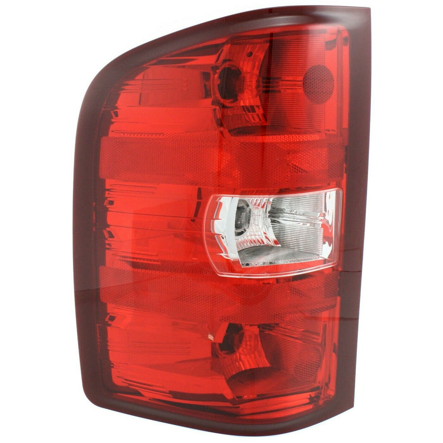 Chevy Silverado 1500 Left Clear Red w/ Bulbs Halogen Tail Light for 2007-2013 U.S. Part One