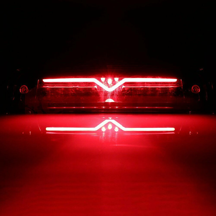 3RD Brake Light Tail Lamp Clear Lens Black for 10-17 Dodge Ram 1500 2500 3500 U.S. Part One