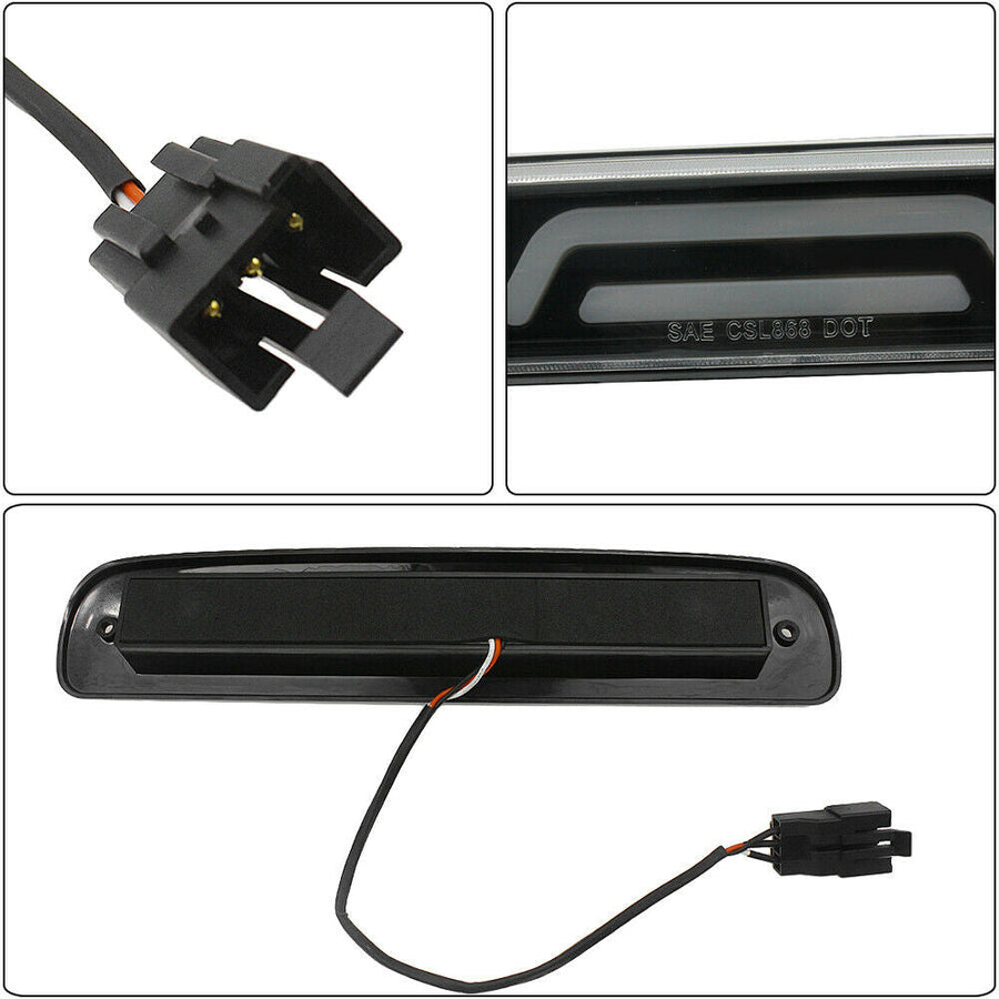 Super Duty LED 3rd Third Brake Cargo Light for 1999-2016 Ford F-250 F-350 F-450 U.S. Part One