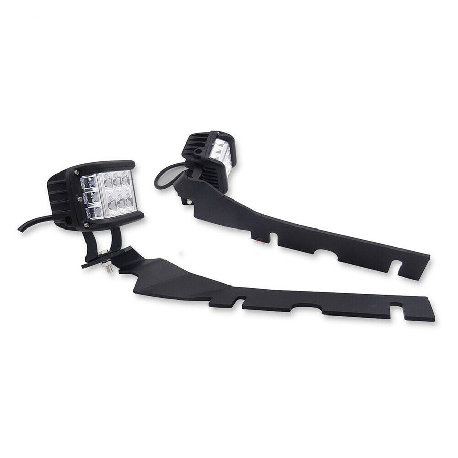 Ditch Side Shot 60W 6000k LED Light Pods Kit Fit for 4th Gen RAM 1500 2500 3500 U.S. Part One