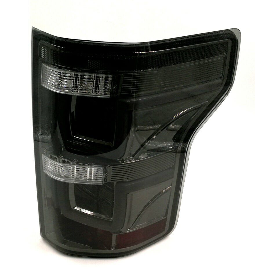LED Tail Lights Lamps Smoked Lens W/O Blind Spot for 2015 2016 2017 Ford F150 U.S. Part One