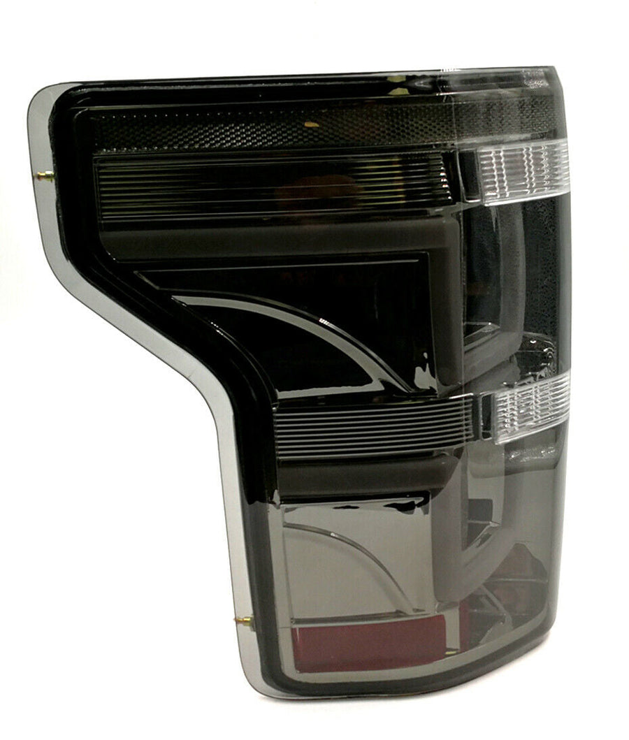 LED Tail Lights Lamps Smoked Lens W/O Blind Spot for 2015 2016 2017 Ford F150 U.S. Part One