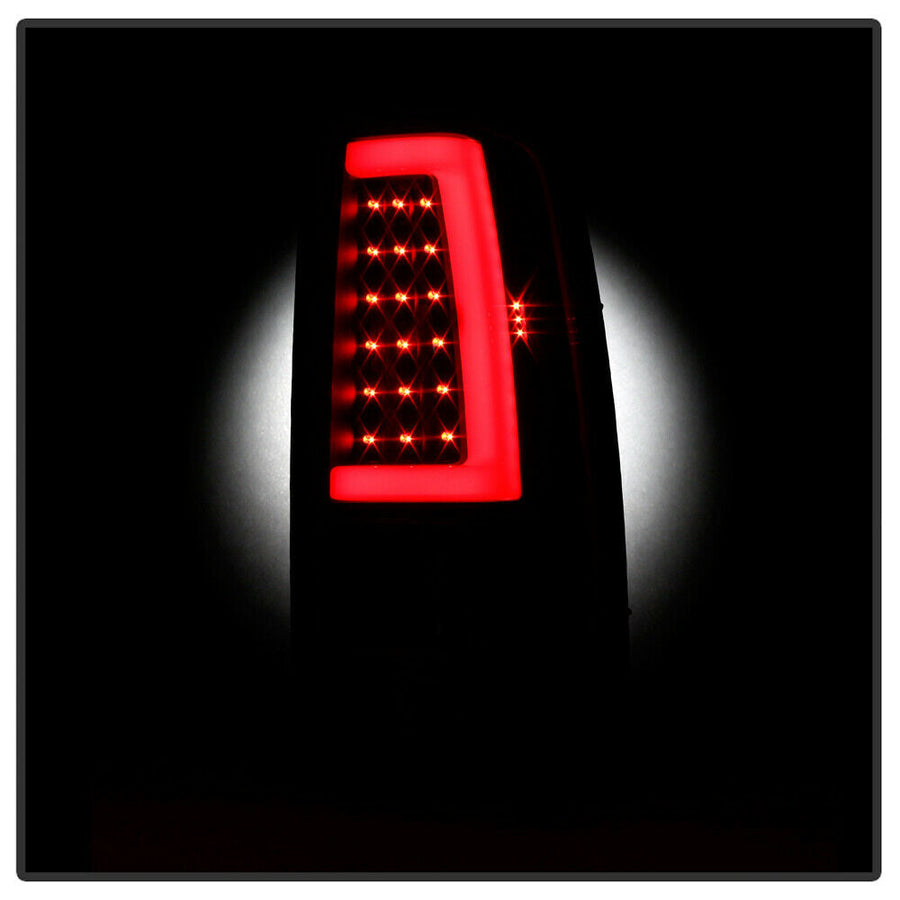 Black Smoked LED Tube Tail Lights Lamps for Chevy Silverado 1500 2500 3500 2003-2006 U.S. Part One