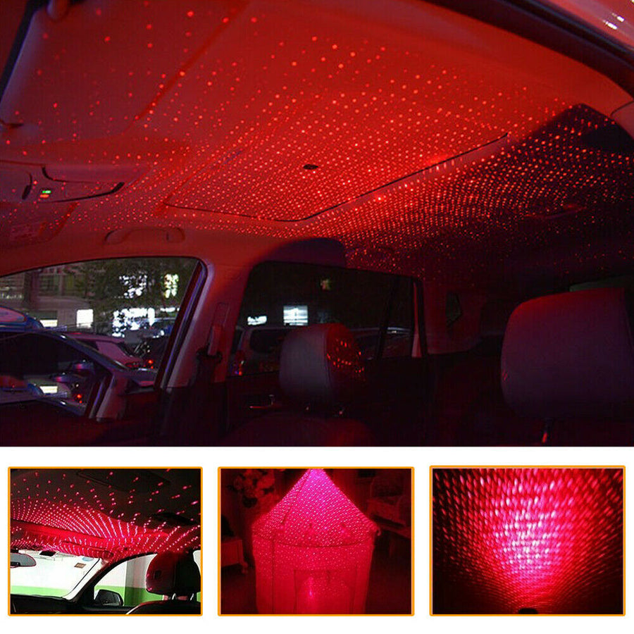 Car Roof Atmosphere Lamp for Ford F150 F250 USB LED  Ambient Star Starry Light Projector Accessories U.S. Part One