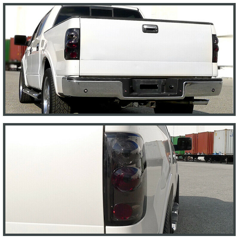 Stop Tail Lights Smoke Rear Brake Lamps Pair Fit for 2004-2008 Ford F150 U.S. Part One