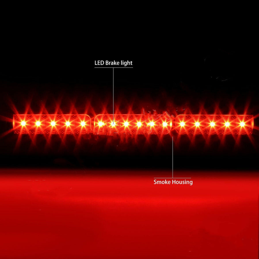 Black Smoke LED Third Brake High Stop Light for 97-03 Ford F150 Lariat XL XLT U.S. Part One