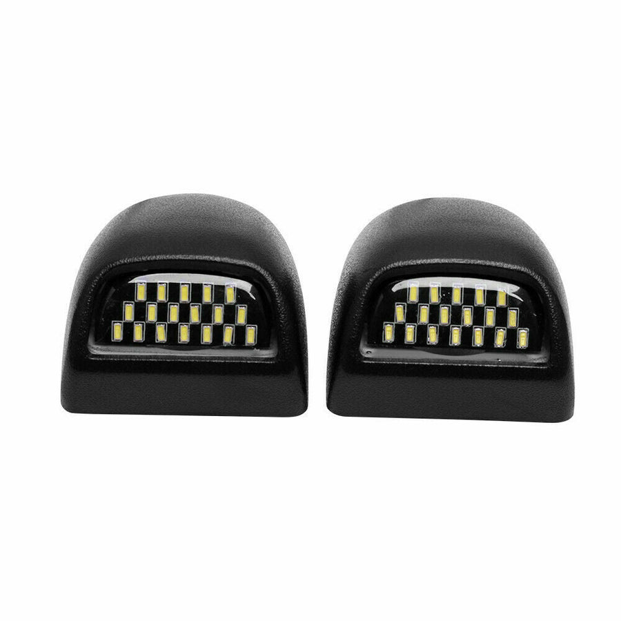 LED License Plate Lamp Bumper Lights 1500 2500HD 3500HD  for 1999-2014 Silverado Sierra U.S. Part One
