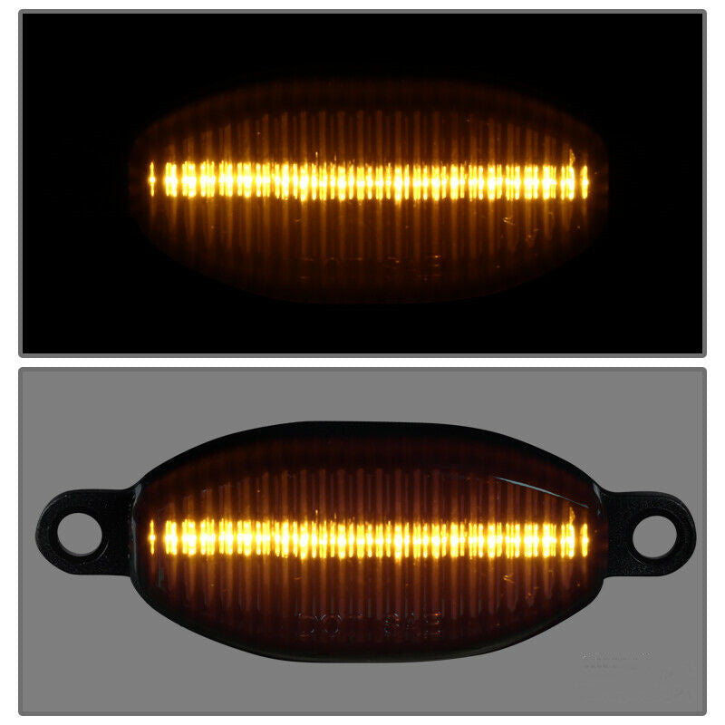 Smoke Tinted LED Front Grille Running Lights 3PC Fit 2010 - 2014 Ford F150 U.S. Part One