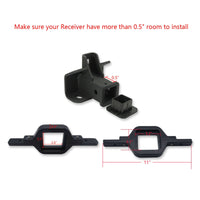 Thumbnail for Backup Rear Bumper Reverse LED Light Tow Hitch Kit  for Dodge Ram 1500/2500/3500 U.S. Part One