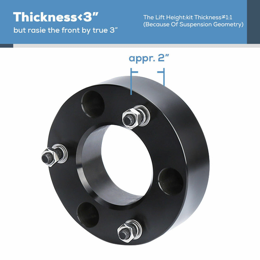 3 Inch Front 3 Inch Rear Leveling Lift Kit for 2004-2019 Ford F150 2WD 4WD U.S. Part One