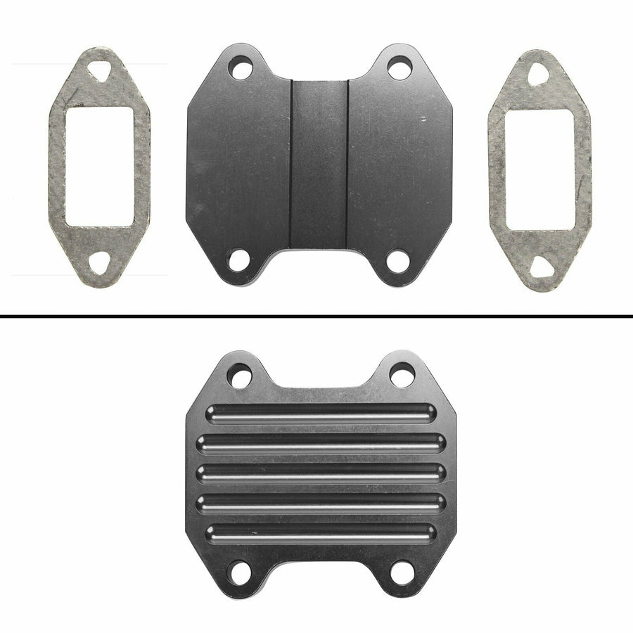 6.7 Cummins EGR Delete Cooler Throttle Valve Delete Kit Black for Dodge Ram 6.7L 2013 2014 2015 2016 2017 2018 2019 U.S. Part One