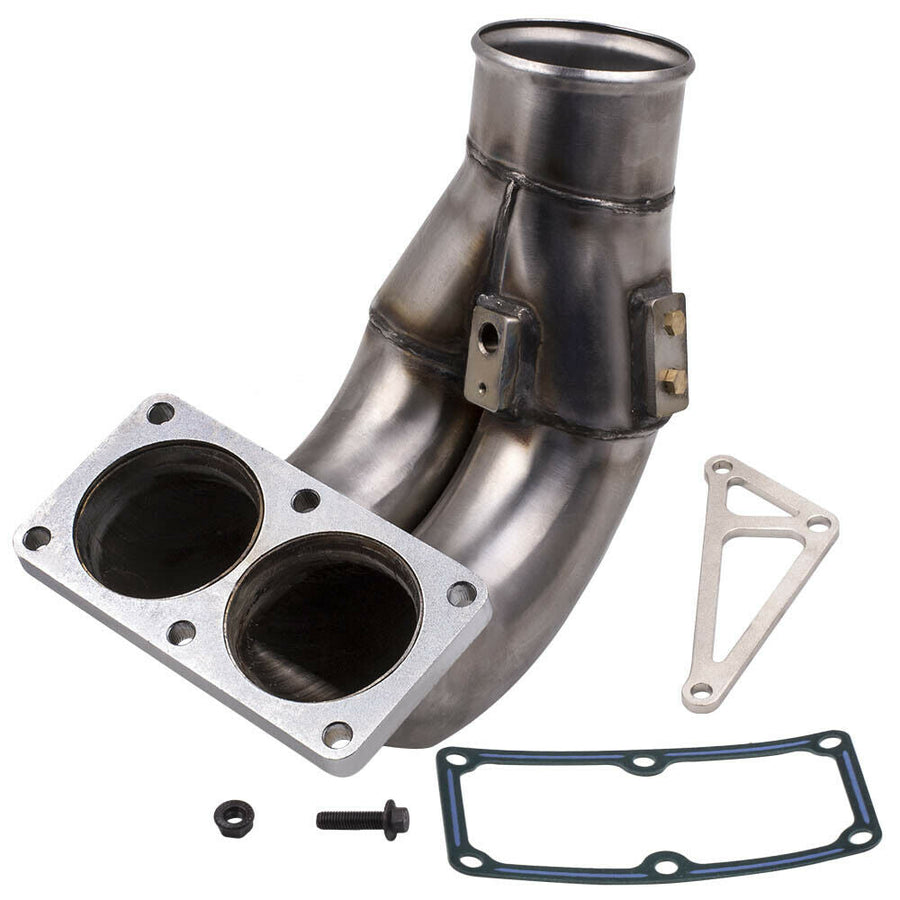 6.7 High Flow Intake Manifold Elbow Tube Horn 3.5" For 07.5-18 Ram 2500 3500 6.7L Cummins Diesel U.S. Part One