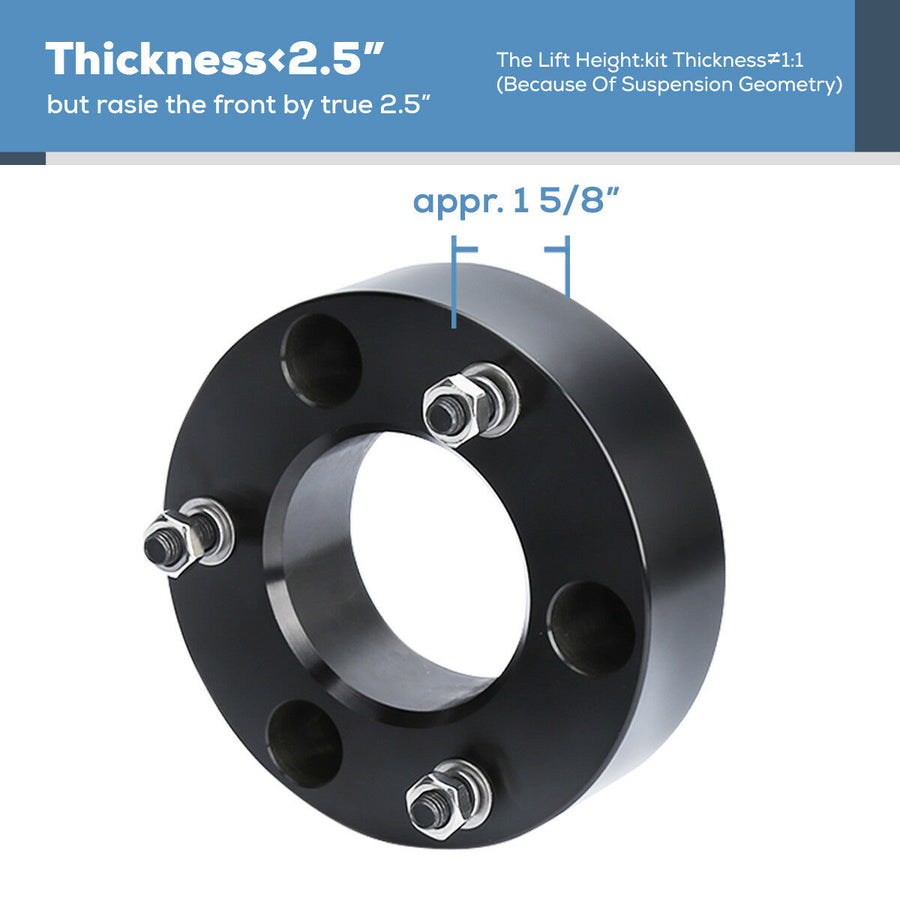 2.5 Inch Front Leveling Lift Kit for 2004-2019 Ford F150 2004 2006 2010 2WD and 4WD U.S. Part One