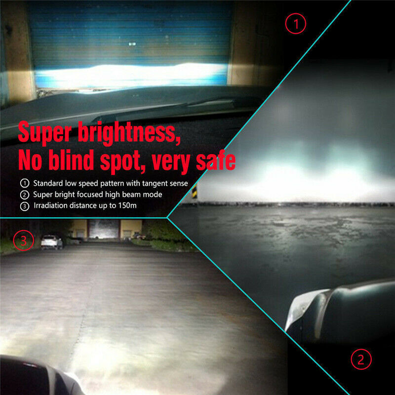 6000K LED Headlight Fog Light Bulbs for Chevy Silverado 1500 2500 3500 2007-2015 U.S. Part One