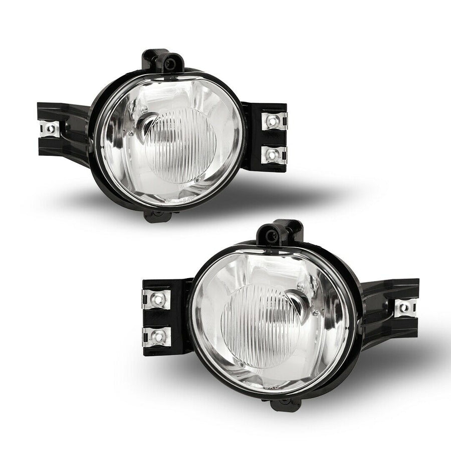 Pair Bumper Fog Light Lamp OE Replacement DOT Clear Lens Fit for 2002-2009 Dodge Ram U.S. Part One