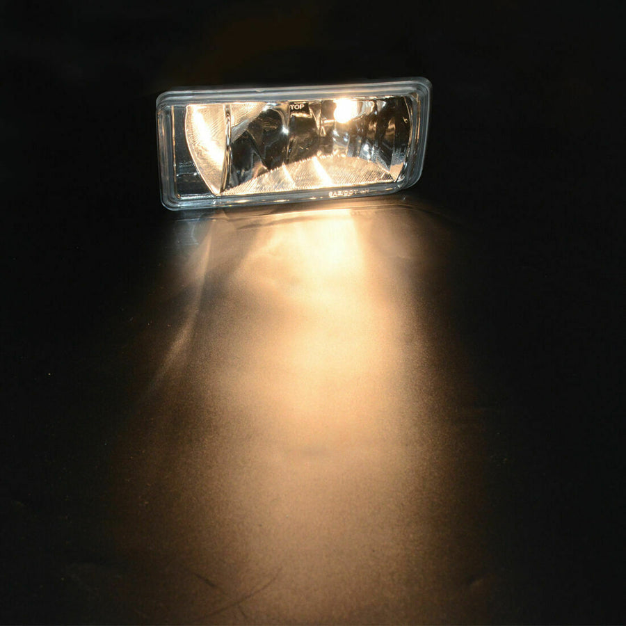 Clear Bumper Fog Lights Lamps1500 2500 HD Fits Chevy Silverado 2007-2013 U.S. Part One