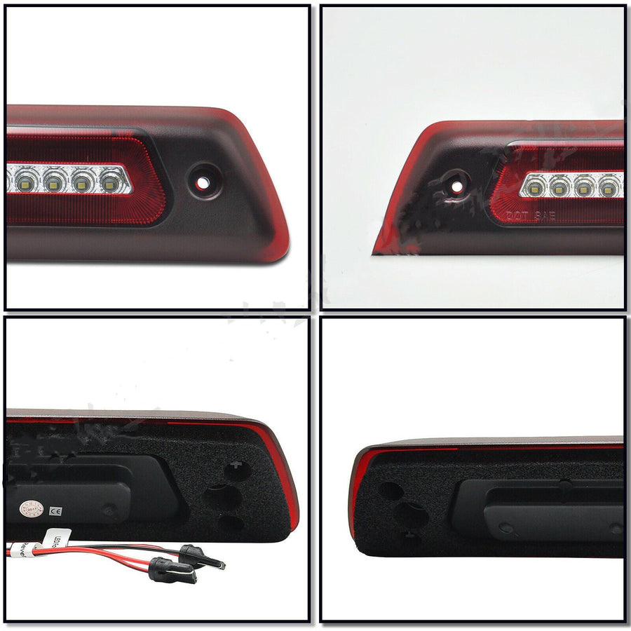 LED Red 3rd Brake Lamp Roof Cargo Light White for 2009-2014 Ford F150 U.S. Part One