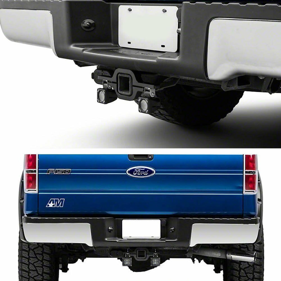 Backup Rear Bumper Reverse LED Light Tow Hitch Kit  for Dodge Ram 1500/2500/3500 U.S. Part One