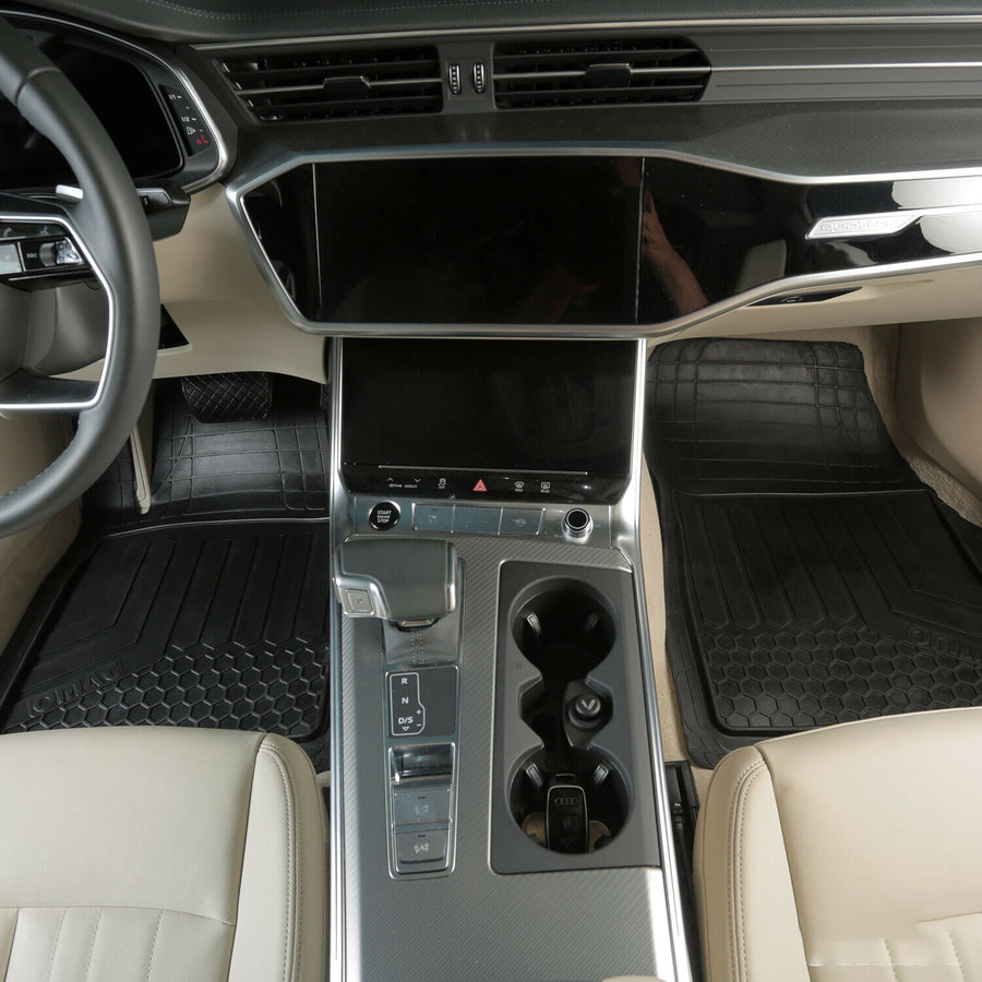 BMW X5 Waterproof Rubber 3D Molded Black Floor Mats Liner Protection 5 Pcs. U.S. Part One