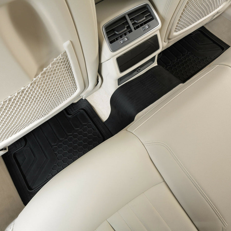 BMW X5 Waterproof Rubber 3D Molded Black Floor Mats Liner Protection 5 Pcs. U.S. Part One