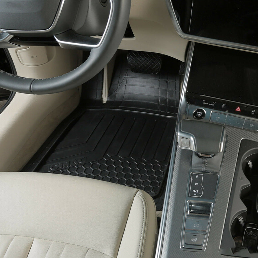 BMW X5 Waterproof Rubber 3D Molded Black Floor Mats Liner Protection 5 Pcs. U.S. Part One