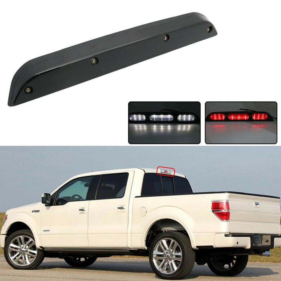 [FULL LED] Smoke 3rd Third Brake Cargo Tail Light for 2015-2016 Ford F150 U.S. Part One