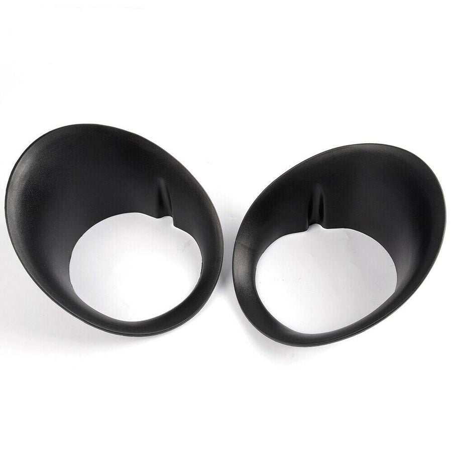 Pair Fog Light Bezel Black Lh Rh for 02-08 Dodge Ram 1500 2500 3500 2003-2009 U.S. Part One