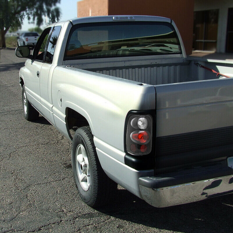 Brake Lamps Tail Lights Black Left+Right for 1994-2001 Dodge Ram 1500 2500 3500 U.S. Part One