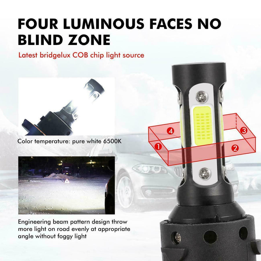 6000K Head light Fog Light For Ford F250 F350 F450 2005-2019 4Side LED Headlight Fog Light Bulbs 6x U.S. Part One