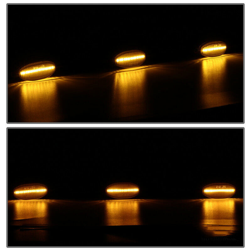 Smoke Tinted LED Front Grille Running Lights 3PC Fit 2010 - 2014 Ford F150 U.S. Part One