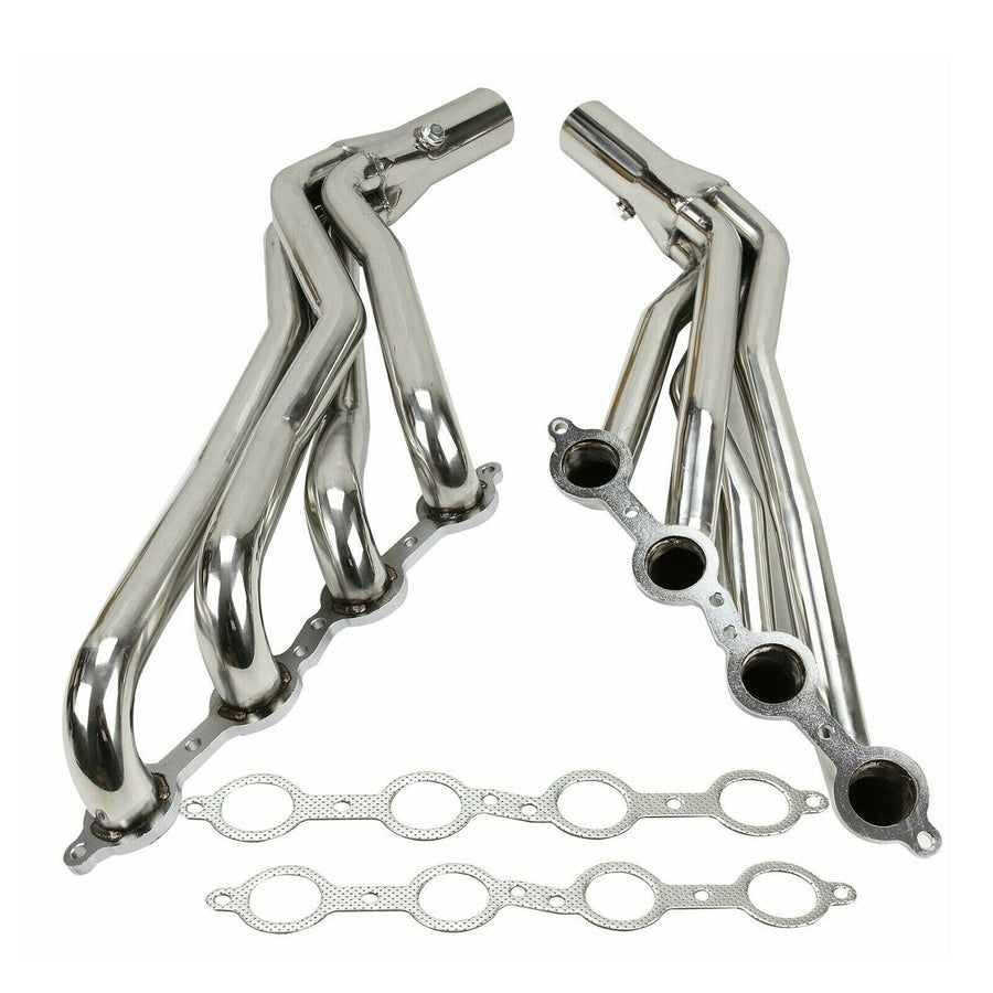 Long Tube Headers 1 3/4" Conversion Swap fits for Chevy Chevrolet C10 LS Truck LS1 LS2 LS3 LS6 U.S. Part One