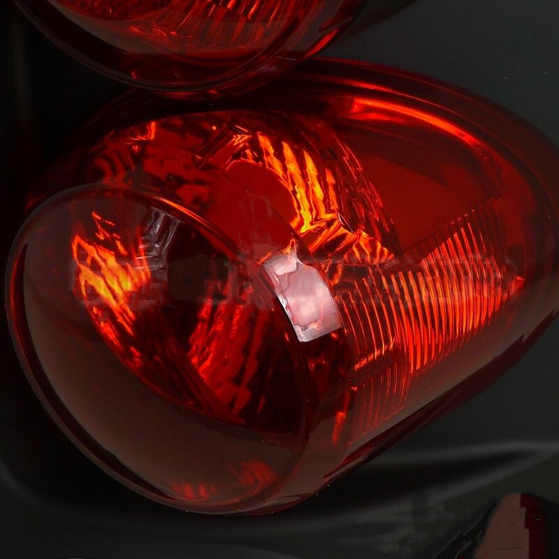 Rear Tail Lights Brake Lamps Black Pair Fits for 2002-2006 Dodge Ram 1500 2500 3500 U.S. Part One