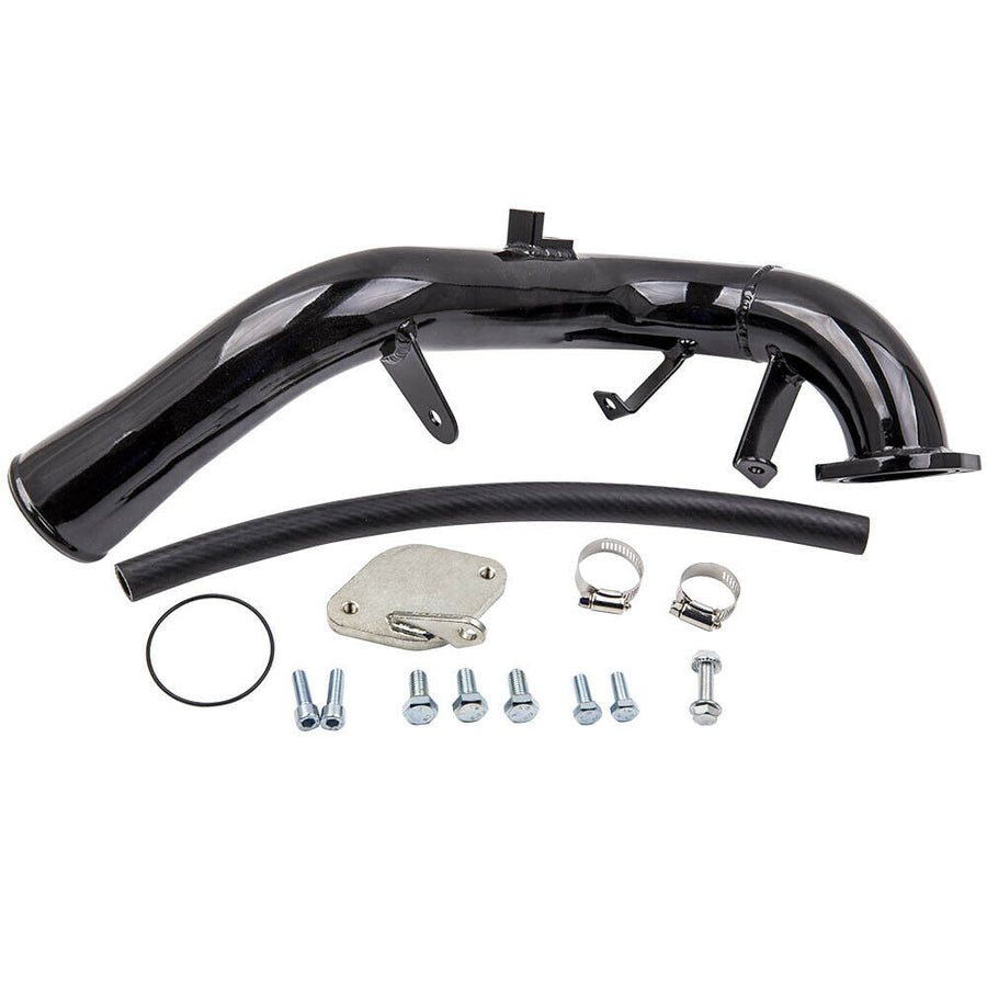 EGR Delete Kit High Flow Intake Elbow Pipe Tube for 6.6 Duramax LBZ Chevy Silverado GMC Sierra 2500 3500 HD 6.6 2006 2007 U.S. Part One