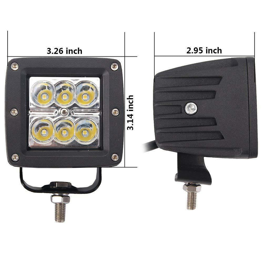 Backup Rear Bumper Reverse LED Light Tow Hitch Kit  for Dodge Ram 1500/2500/3500 U.S. Part One