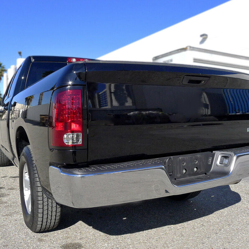 For 09-18 Dodge Ram 1500 2500 3500 Pickup Red LED Tail Lights Rear Brake Lamps U.S. Part One
