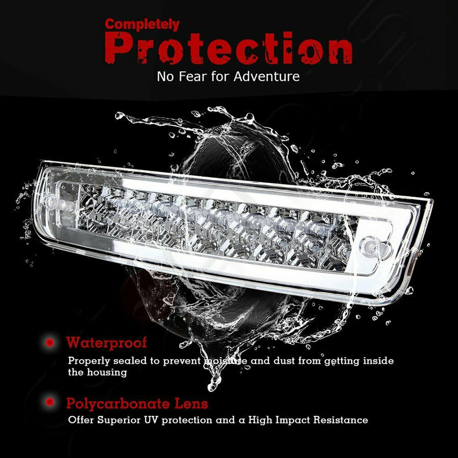 LED 3RD Brake Light W/ Clear Lens for 2014-2017 Dodge Ram 1500 2500 3500 U.S. Part One