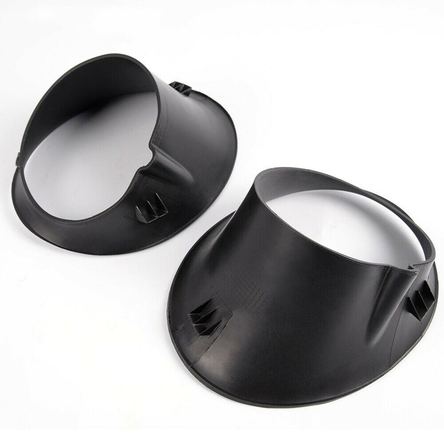 Pair Fog Light Bezel Black Lh Rh for 02-08 Dodge Ram 1500 2500 3500 2003-2009 U.S. Part One