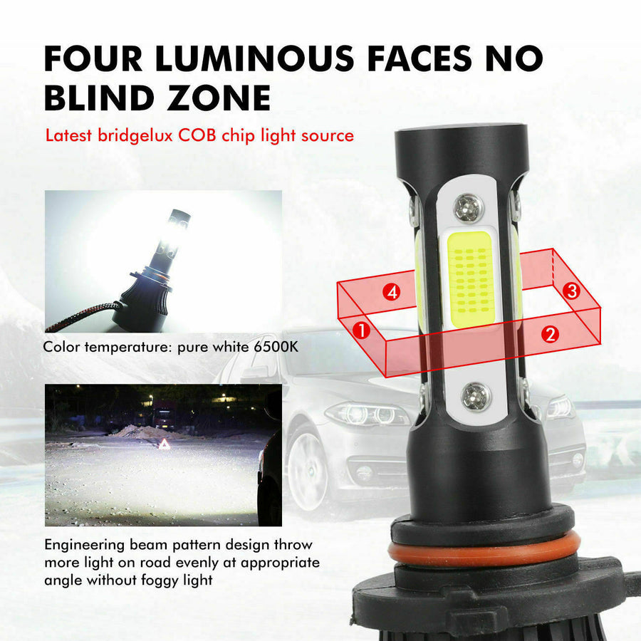 4-sides LED Headlight+Fog Light 1500 2500HD 3500HD 2003-2006 for Chevy Silverado U.S. Part One