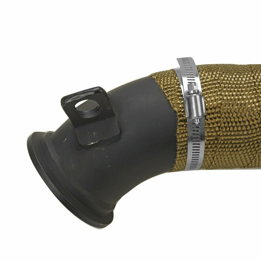 3 Inch Turbo Downpipe&Passenger Side Up-Pipe for LLY LBZ LMM LML 6.6L Duramax 2001-2016 GMC Sierra Silverado 2500 3500 HD 6.6L V8 Diesel U.S. Part One