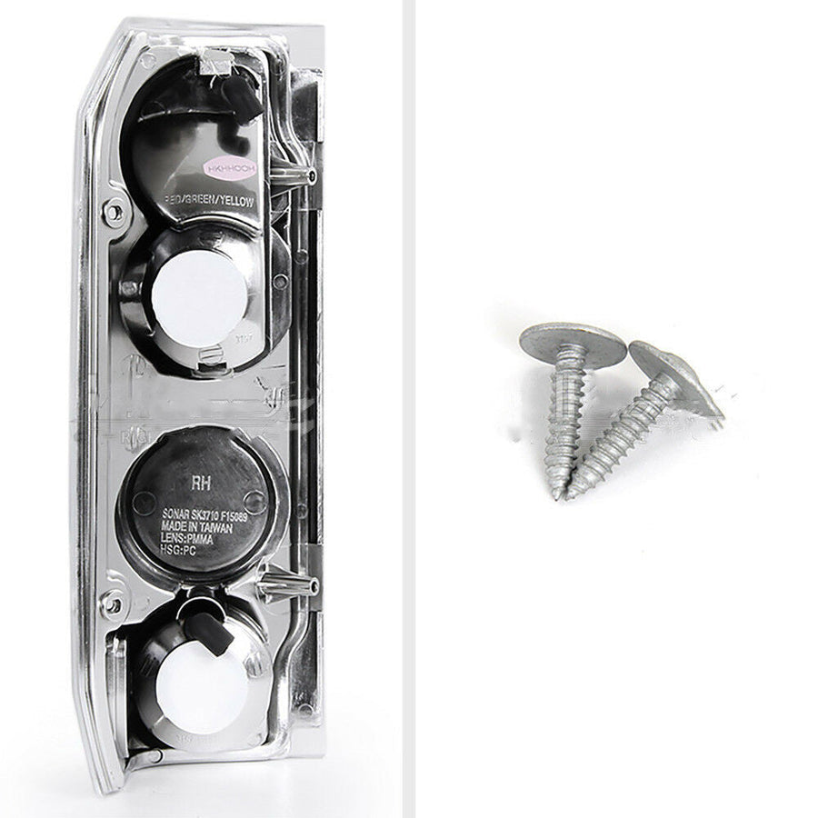 Bronco Black Red Tail Light Brake Signal Lamp L+R for 89-96 Ford F150 F250 F350 U.S. Part One