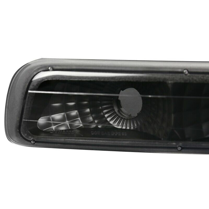 LED DRL Black Projector Headlights+Bumper Lamps for 1999-2002 Chevy Silverado Tahoe Suburban 1500 2500 U.S. Part One