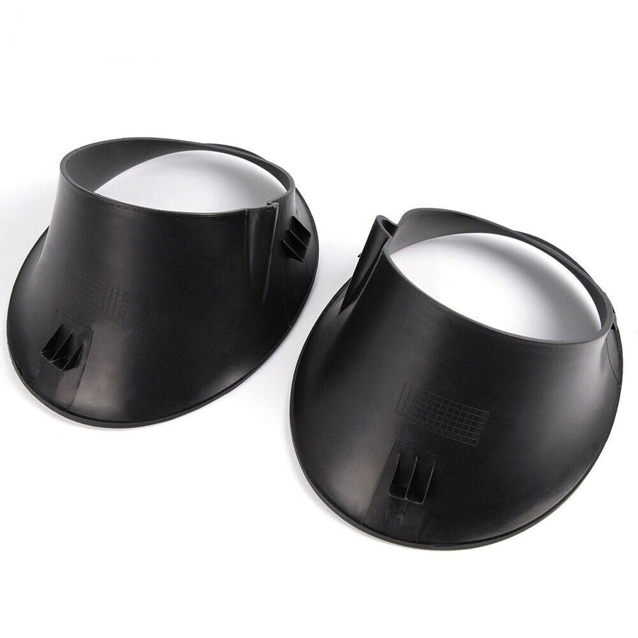 Pair Fog Light Bezel Black Lh Rh for 02-08 Dodge Ram 1500 2500 3500 2003-2009 U.S. Part One