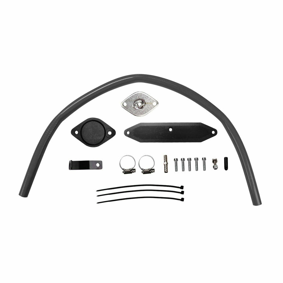 6.7 Powerstroke 4 Inch DPF CAT Pipe EGR Delete Kit for 11-17 Ford F250 350 6.7L Power Stroke U.S. Part One