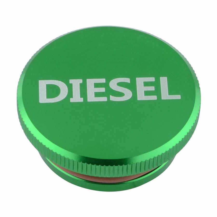 Green Diesel Fuel Tank Cap & Blue DEF Cap for Dodge Ram 2500 3500 4500 5500 Cummins 2013-2019 U.S. Part One